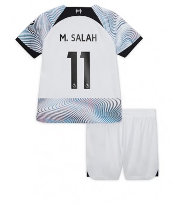 Liverpool Mohamed Salah #11 Bortedraktsett Barn 2022-23 Kortermet (+ Korte bukser)